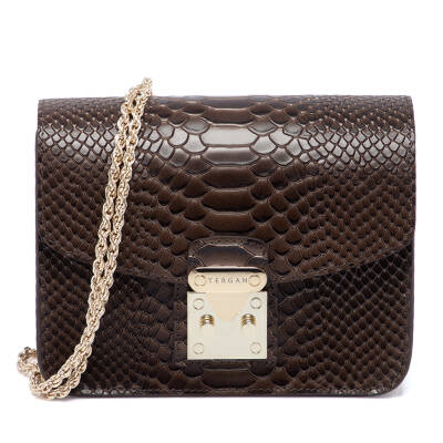 Kahve Deri Kadın Çapraz Askılı Çanta - S24K1BC78972-G0D 