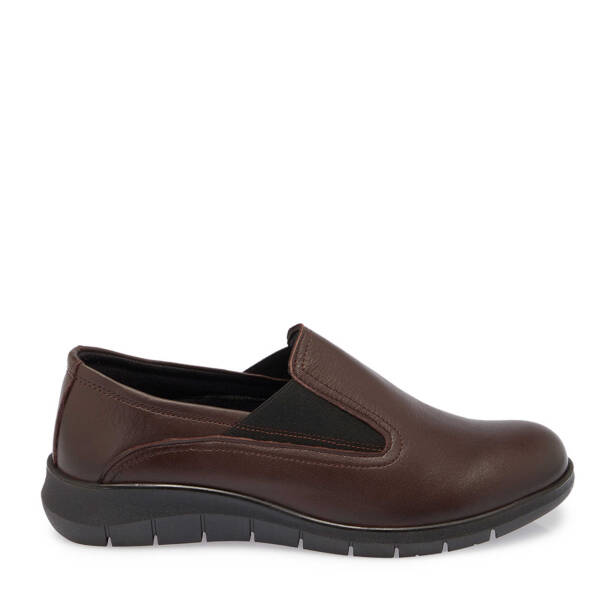 Kahve Deri Kadın Casual Ayakkabı - K24S1AY67529-A24 - 3
