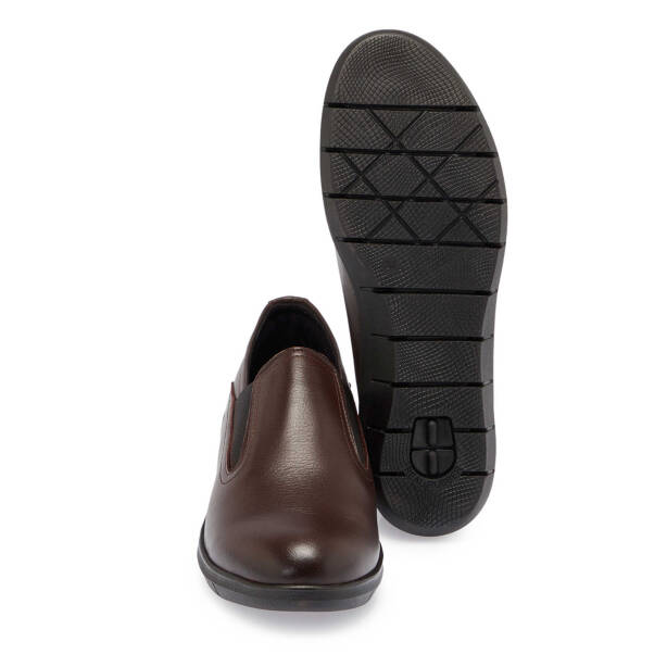 Kahve Deri Kadın Casual Ayakkabı - K24S1AY67529-A24 - 4