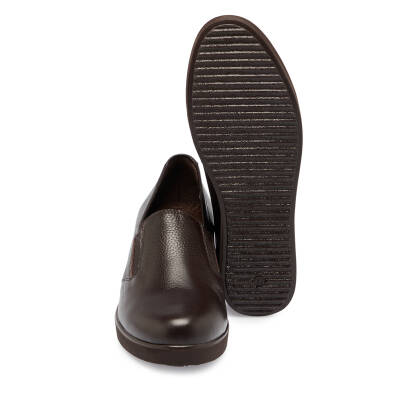 Kahve Deri Kadın Casual Ayakkabı - K24S1AY67580-A42 - 4