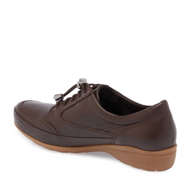 Kahve Deri Kadın Casual Ayakkabı - K24S1AY67626-A24 - 2