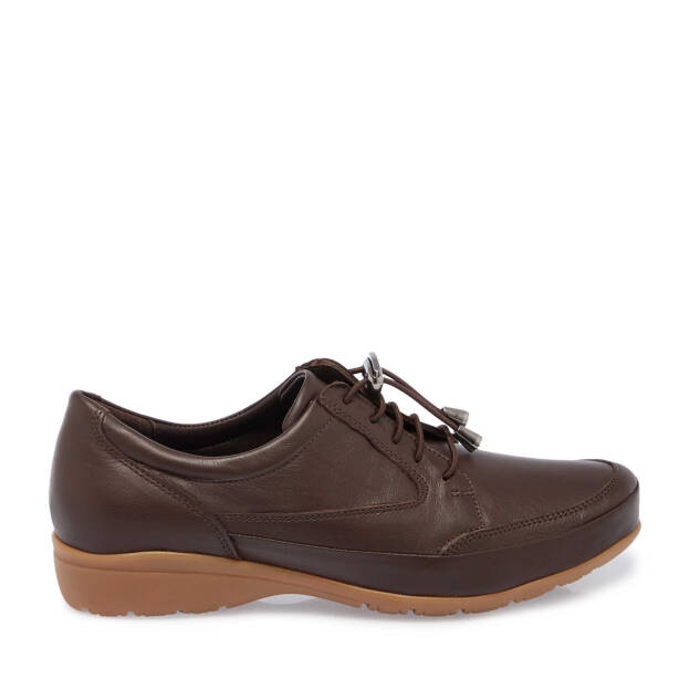 Kahve Deri Kadın Casual Ayakkabı - K24S1AY67626-A24 - 3