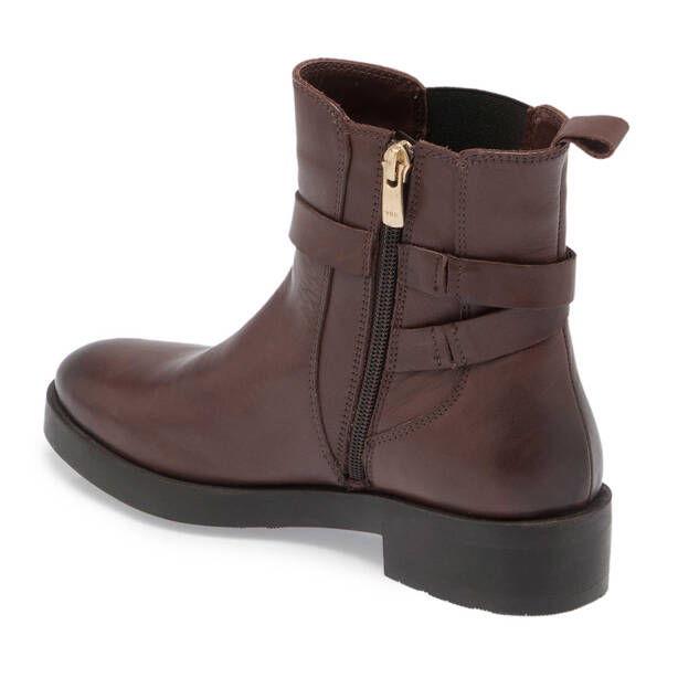 Kahve Deri Kadın Casual Bot - K23K1BT67055-D38 - 2