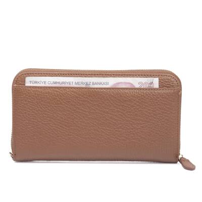 Kahve Deri Kadın Cüzdan - S1CB00005734-B67 - 4