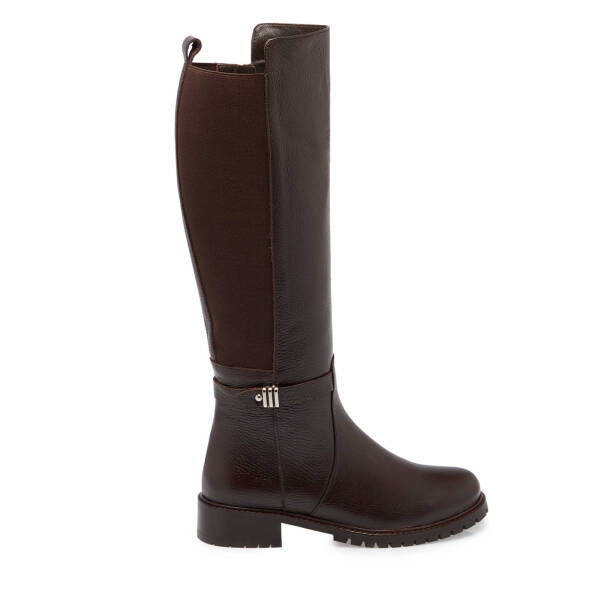 Kahve Deri Kadın Klasik Çizme - K24K1CM67712-A42 - 3