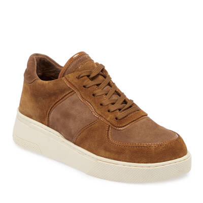  Kahve Deri Kadın Sneaker - K23S1AY66903-T86 