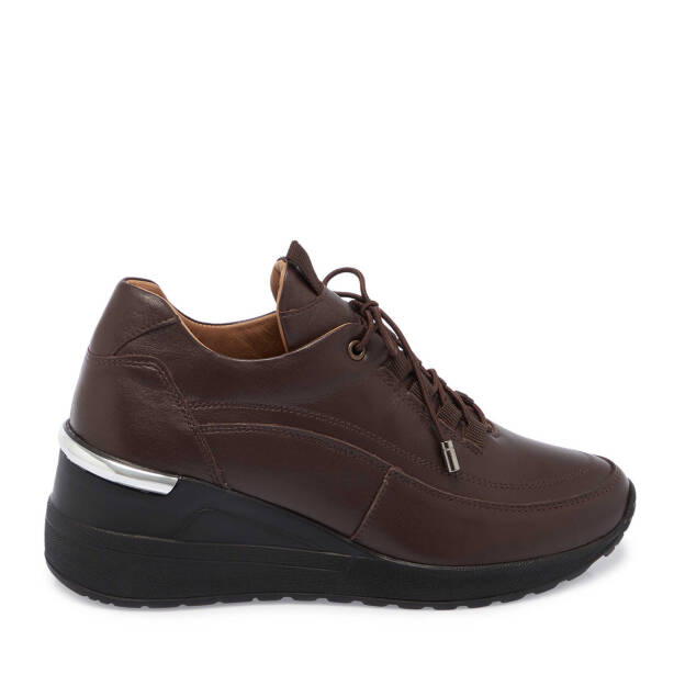 Kahve Deri Kadın Sneaker - K24S1AY67512-A24 - 3