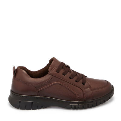 Kahve Deri Kadın Sneaker - K25S1AY68165-A24 - 3