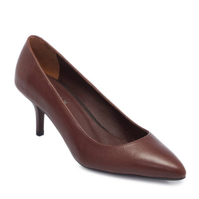 Kahve Deri Kadın Stiletto - K24S1AY67736-A24 