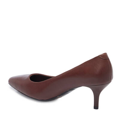 Kahve Deri Kadın Stiletto - K24S1AY67736-A24 - 2