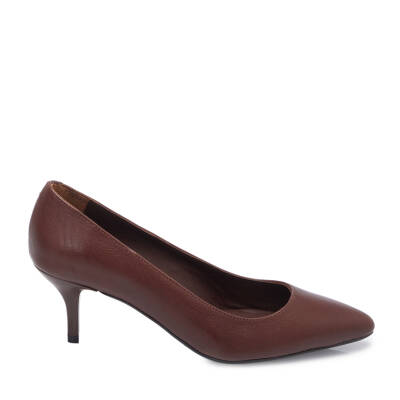 Kahve Deri Kadın Stiletto - K24S1AY67736-A24 - 3