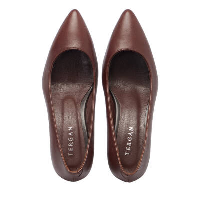 Kahve Deri Kadın Stiletto - K24S1AY67736-A24 - 5