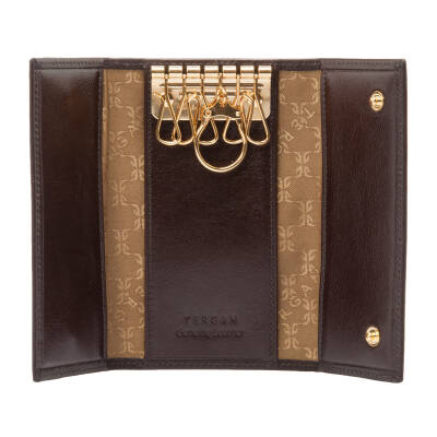 Kahve Deri Unisex Anahtarlık - S1AN00000080-B07 - 2