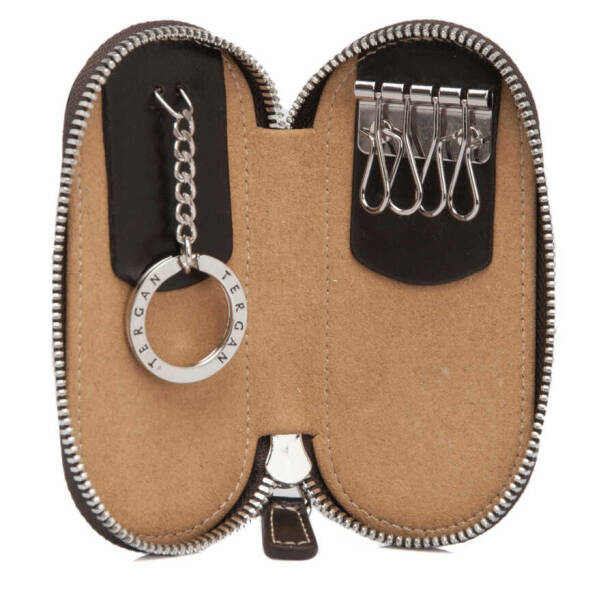Kahve Deri Unisex Anahtarlık - S1AN00000096-A98 - 2
