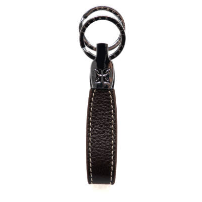Kahve Deri Unisex Anahtarlık - S1AN00000248-A87 - 2