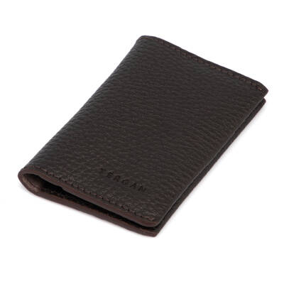  Kahve Deri Unisex Kredi Kartlık - S1KK00000266-A42 