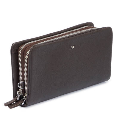Kahve Deri Unisex Portföy Çantası - S1PC00002197-U5H - 2