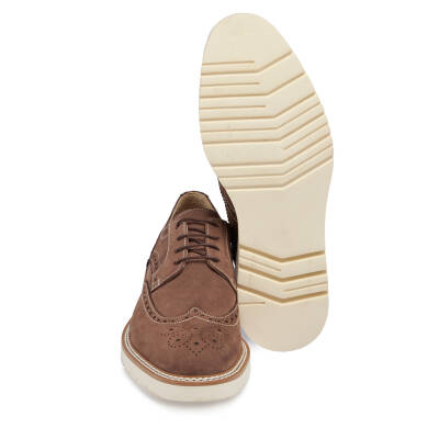 Kahve Nubuk Deri Erkek Casual Ayakkabı - E24I1AY56761-A39 - 4