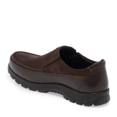 Kahve Nubuk Deri Erkek Casual Ayakkabı - E24S1AY56996-A39 - 2