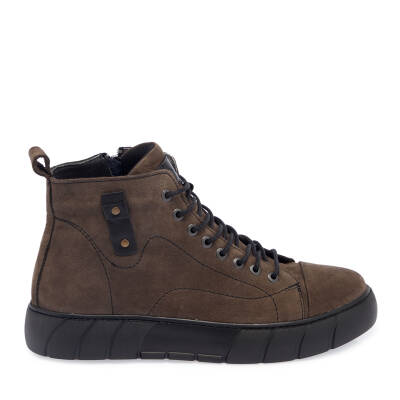 Kahve Nubuk Deri Erkek Casual Bot - E23K1BT56367-A39 - 3