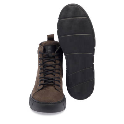 Kahve Nubuk Deri Erkek Casual Bot - E23K1BT56367-A39 - 4