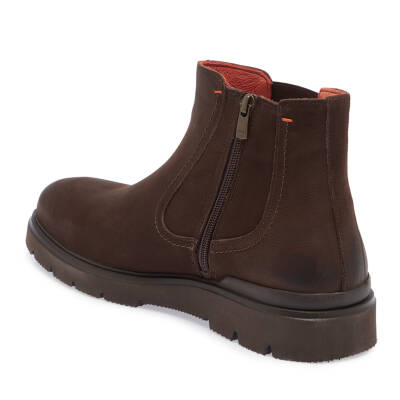 Kahve Nubuk Deri Erkek Casual Bot - E23K1BT56369-A39 - 2