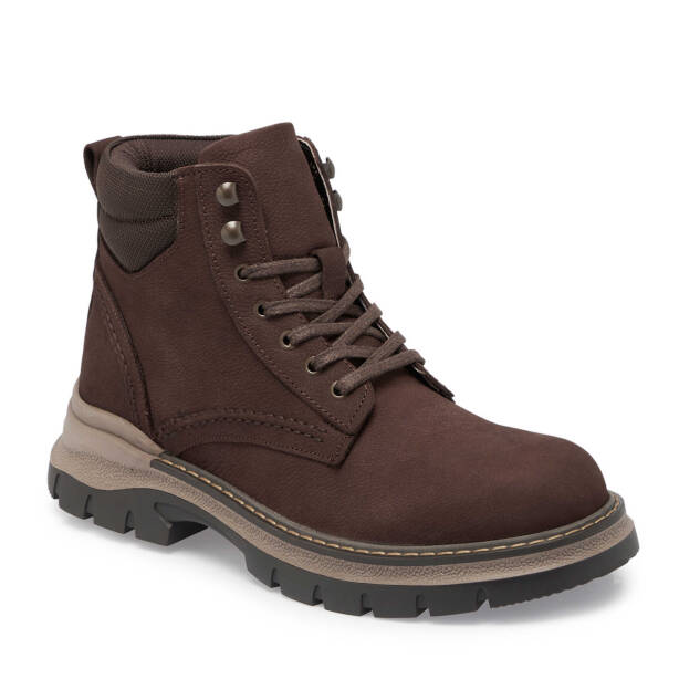 Kahve Nubuk Deri Erkek Casual Bot - E24K1BT56941-A39 - 1