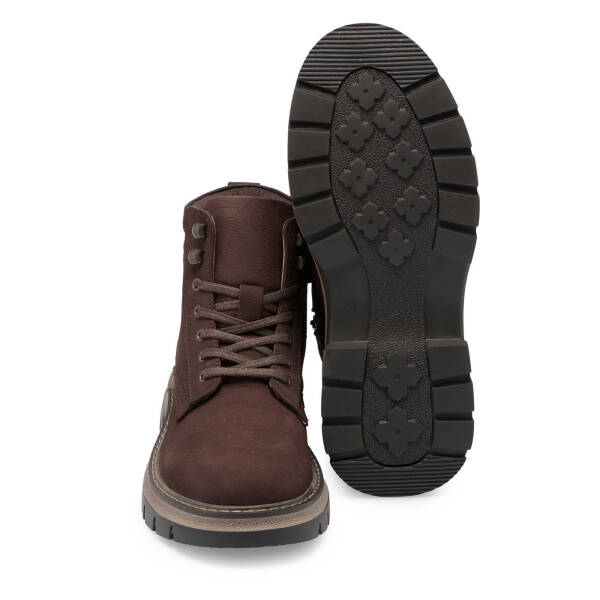 Kahve Nubuk Deri Erkek Casual Bot - E24K1BT56941-A39 - 4