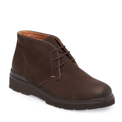 Kahve Nubuk Deri Erkek Casual Bot - E24K1BT57014-A39 
