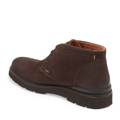 Kahve Nubuk Deri Erkek Casual Bot - E24K1BT57014-A39 - 2