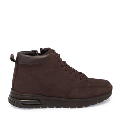  Kahve Nubuk Deri Erkek Casual Bot - E24K1BT57030-A39 - 3