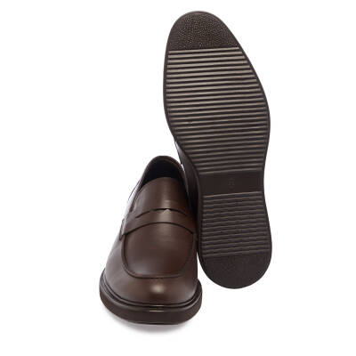 Kahve Nubuk Deri Erkek Loafer - E24S1AY57120-A24 - 4
