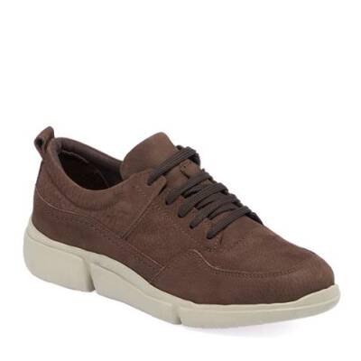  Kahve Nubuk Deri Kadın Sneaker - K23S1AY66982-A39 