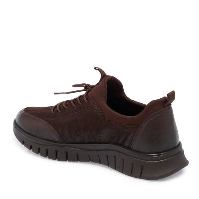 Kahve Nubuk Deri Kadın Sneaker - K24S1AY67658-A24 - 2