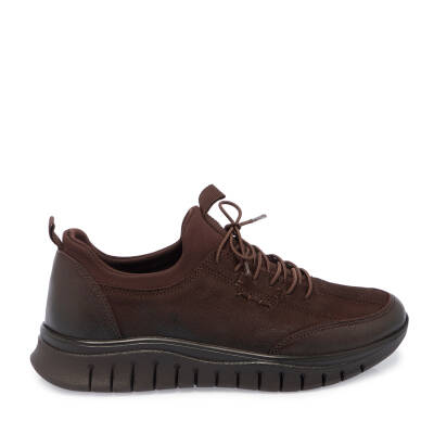  Kahve Nubuk Deri Kadın Sneaker - K24S1AY67658-A24 - 3