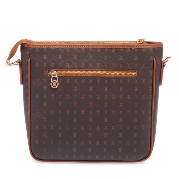 Kahve Print Kadın Çapraz Askılı Çanta - S25K1PR09128-T4J - 3