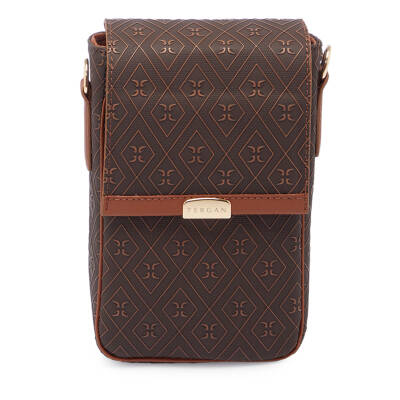 Kahve Print Kadın Çapraz Askılı Çanta - S25Y1PR09171-R1P - 1