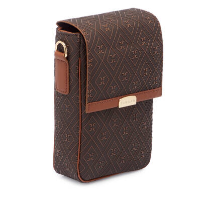 Kahve Print Kadın Çapraz Askılı Çanta - S25Y1PR09171-R1P - 2