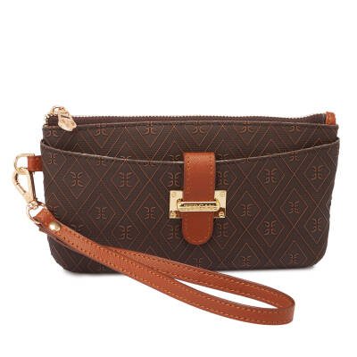  Kahve Print Kadın Cüzdan - S1CB00055818-R9C - 2