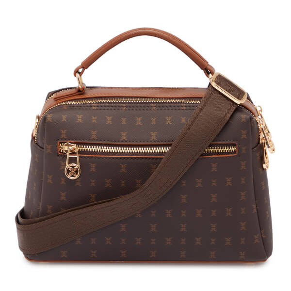 Kahve Print Kadın El Çantası - S25K1PR09182-T4J - 3