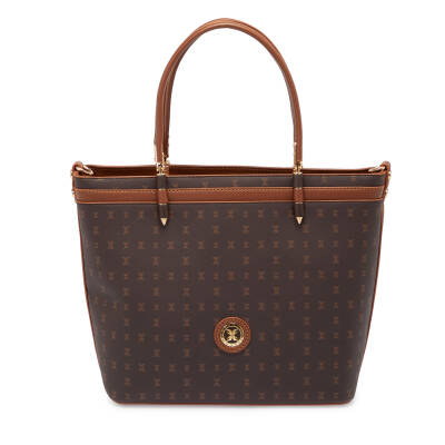 Kahve Print Kadın Omuz Çantası - S25K1PR09179-T4J 