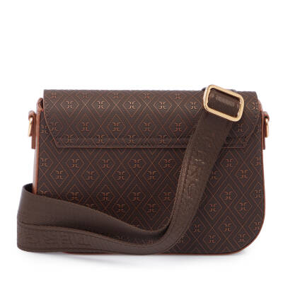 Kahve Print Kadın Omuz Çantası - S25Y1PR09172-R1P - 3