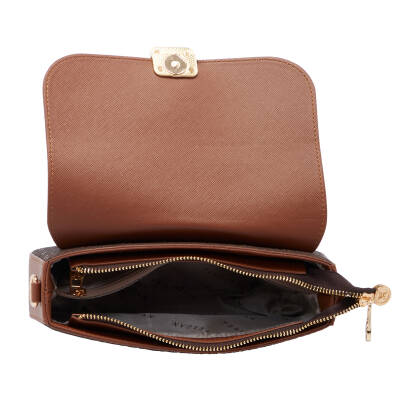 Kahve Print Kadın Omuz Çantası - S25Y1PR09172-R1P - 4
