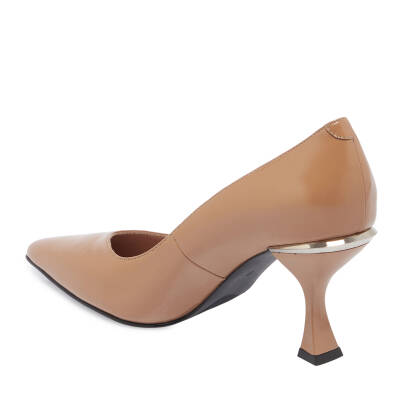 Kahve Rugan Deri Kadın Stiletto - K24S1AY67704-U4K - 2