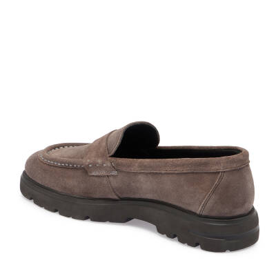 Kahve Süet Deri Erkek Casual Ayakkabı - E24S1AY56930-T86 - 2