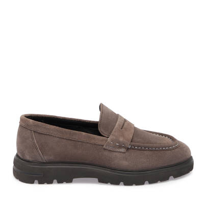 Kahve Süet Deri Erkek Casual Ayakkabı - E24S1AY56930-T86 - 3
