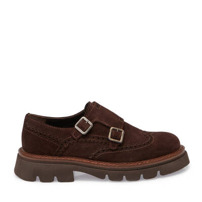 Kahve Süet Deri Erkek Casual Ayakkabı - E24S1AY56991-B85 - 3