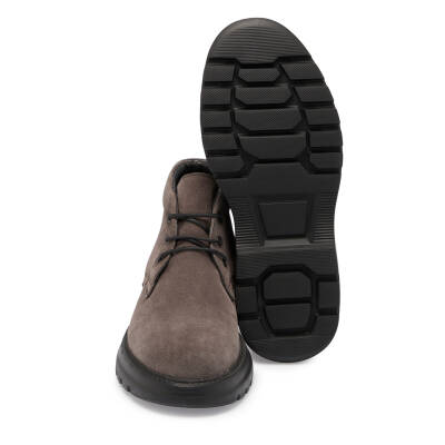 Kahve Süet Deri Erkek Casual Bot - E24K1BT56929-T86 - 4