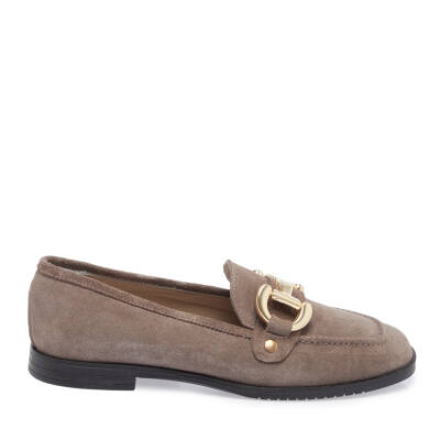  Kahve Süet Deri Kadın Loafer - K23S1AY66787-T86 - 3