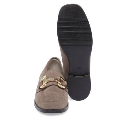  Kahve Süet Deri Kadın Loafer - K23S1AY66787-T86 - 4